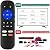 Pack of 2 IR Remote Only for Roku Built-in TV Remote,for Hisense/TCL/Onn/Element/Sharp/Haier/Hitachi/LG/Sanyo/JVC/Magnavox/RCA/Philips/Westinghouse Roku Series Smart TV, Not for Others Roku or TV