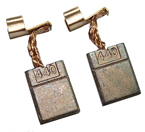 Place4parts Escobillas de carbón compatibles para Makita DHP482 BHP452 BTD141 DSC162 DSC191 DTD140 CB440 Longitud 13,3 mm x Ancho 9,95 mm x Profundidad 2,95 mm