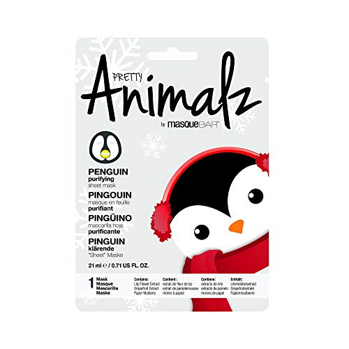 masque Bar Sheet Mask w/Grapefruit - Purifying Facial Pore Refiner to Help Prevent Acne, Blemishes, Oily Skin, Blackheads - Made in Korea