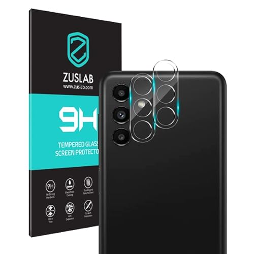 [2 Pack] ZUSLAB Camera Protector for Galaxy A54 5G Camera Lens Protector Tempered Glass-Anti-Scratch 9H Hardness HD Clear for Samsung (2023)