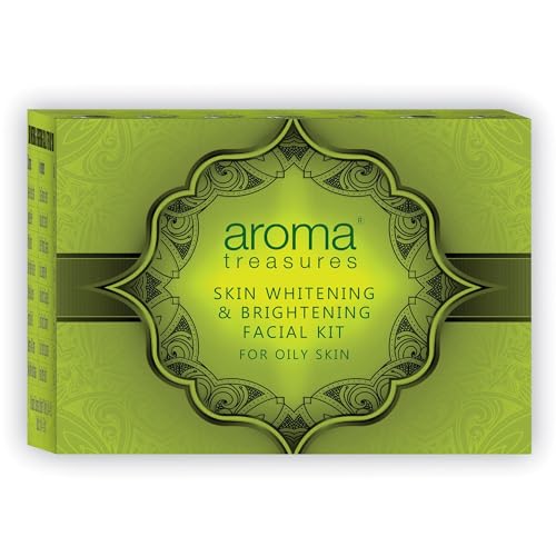 Image of Aroma Treasures Skin Whitening And Brightening Facial Kit For Oily Skin