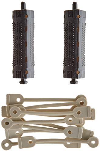 Eurostil Lot de 12 outils de coiffage bicolore Cover