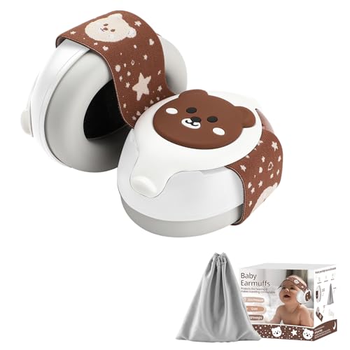 Image of Baby Ear Muffs,25dB Infant Noise Cancelling Headphones for Babies 0-36 Months with Adjustable Headband Infant Ear Protection,Ideal Baby Travel Essentials for Outdoor,Sleep,Airplane & Music Festivals