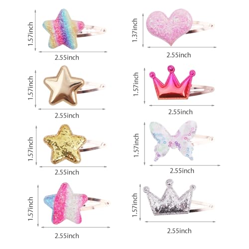 Pinzas de Metal para Cabello - Set 18 piezas miniatura 5