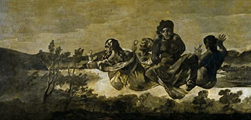 Peinture pour décoration salon Atropos les Parques Goya affiche toile 60x90