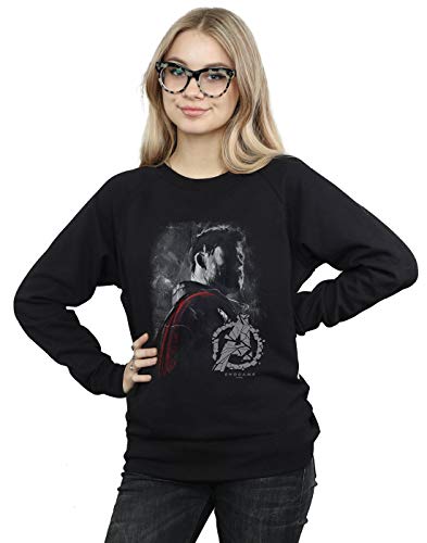 Marvel Women's Avengers Endgame Thor Brushed Sweatshirt Black XX-Large