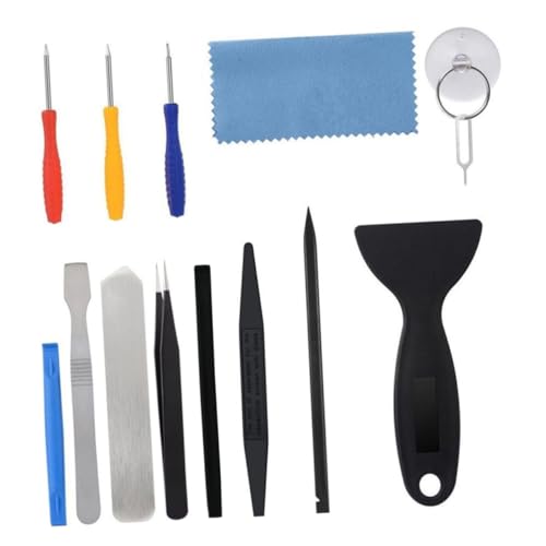 HONMEET 14Pcs Repair Tool Kit Professional Pry Tools for Smartphone Tablet Disassembly Resistant for Electronics Repair Maintenance