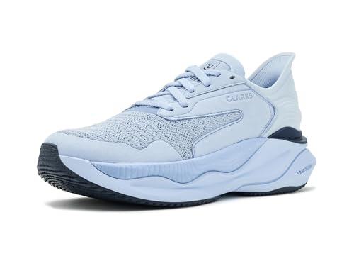 Clarks Clarks Pace para mujer, Tela azul claro, 10