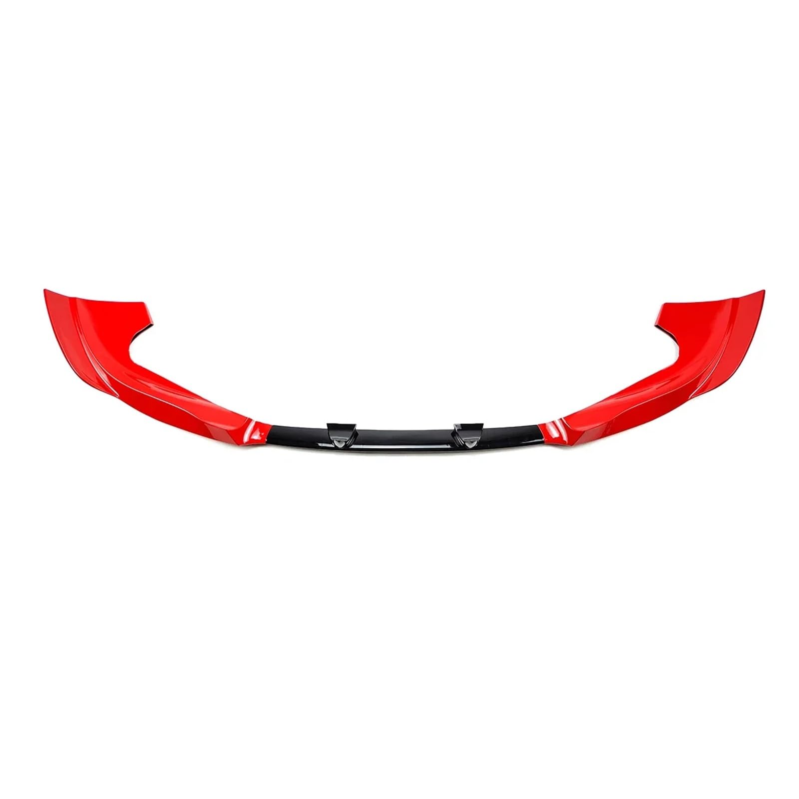 Front Bumper, Front Spoiler 3PCS Compatible for Jeep Grand Cherokee SRT 2012-2016 SRT8 Car Front Bumper Lip Splitter Spoiler Carbon Fiber Style Body Kit White Red(Red Black)