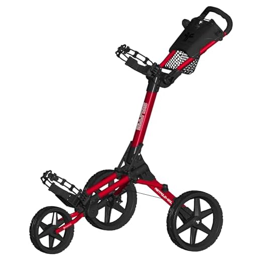 Fastfold Square - Compact 3 Wheel Folding Pull/Push Golf Trolley