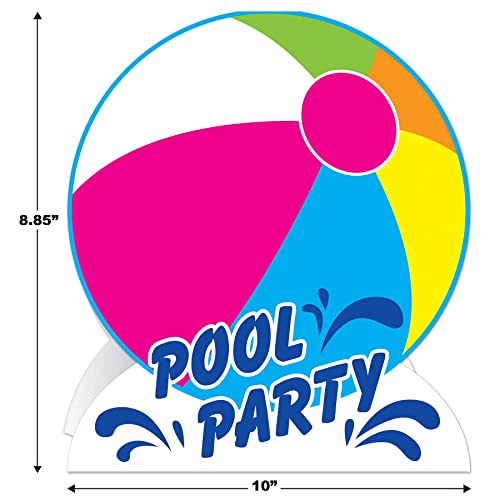 Décoration de table été et piscine avec centres de table Beistle