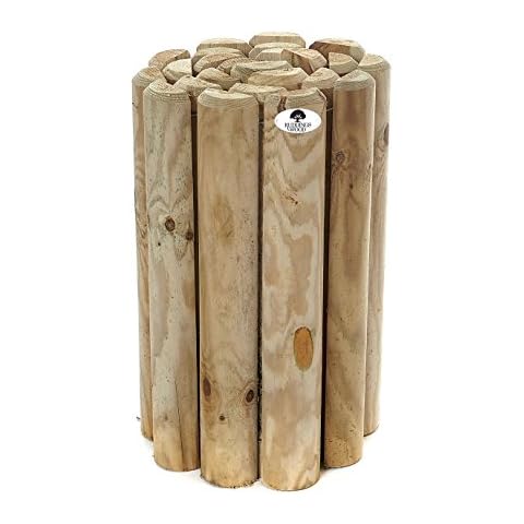 RUDDINGS WOOD 18" Log Roll Border Edging Cover