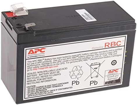 APC by Schneider Electric APCRBC124 UPS Replacement Battery Cartridge for APC - BR1200GI, BR1500GI and Select Others