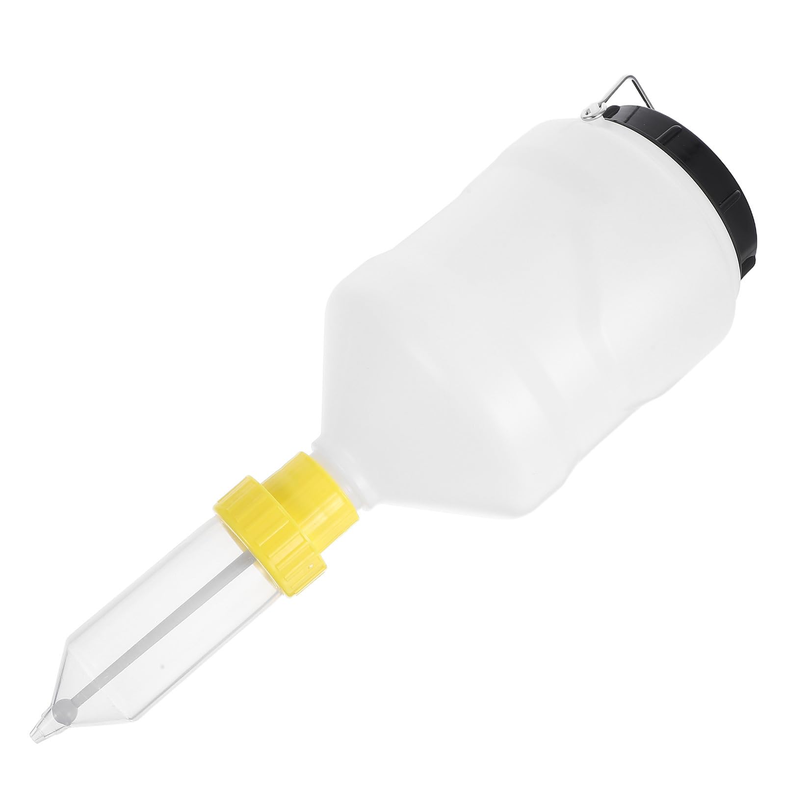MAGICLULU Botella Exprimible de Cocina de Plástico de 3 Litros con Tapa Grande para Fácil Rellenado, Dispensador Recargable Adecuado para Entornos Comerciales y Líneas de Reutilizable