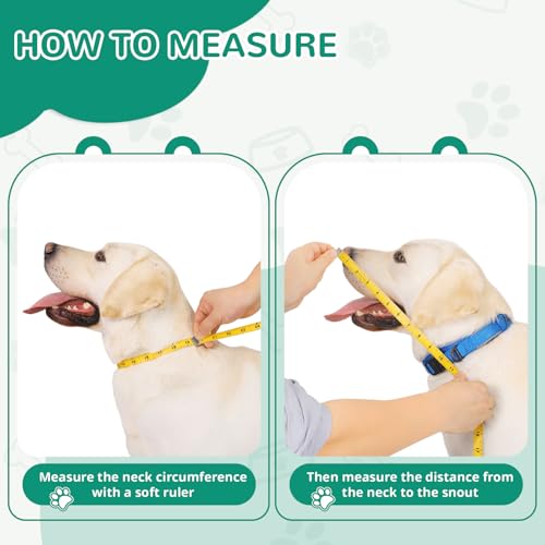 Halskrause Hund Weich, 3 Stück Hundekragen Leckschutz (XL/XXL ist 1 Stück), Atmungsaktive Kragen Hund, Leichter Schutzkragen Hunde, Einstellbarer Halskrausen für Hunde, Elisabethanischer Kragen (XXL)