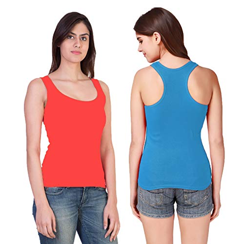 Image of Camisole Tank Top Vest Racerback Sando Camis for Women, Girls (Pack of 2)
