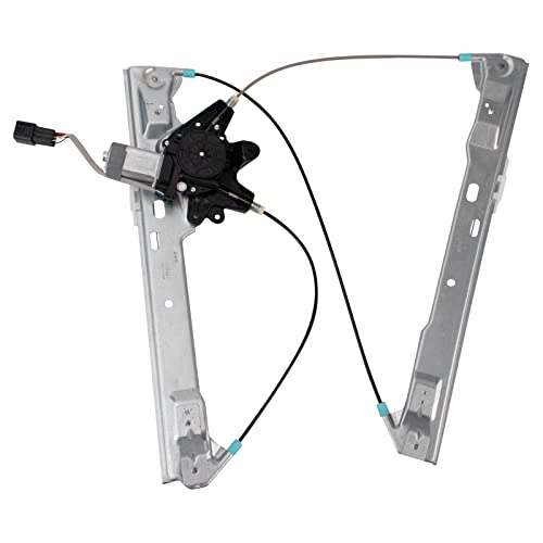 Image of TRQ Front Right Power Window Regulator & Motor Assembly Passenger Side Compatible with 2013-2018 Ford C-Max