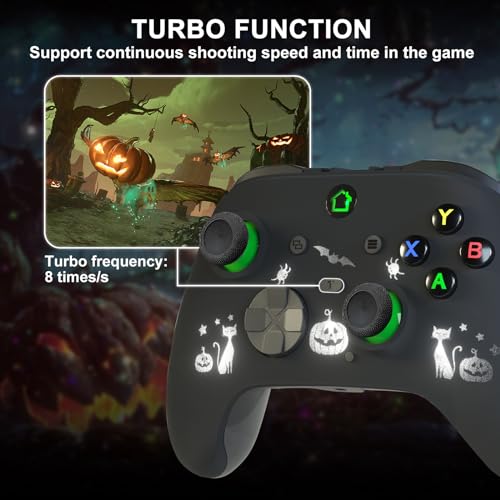 Image of Wired Controller for Xbox One, Support RGB LED, Turbo, Programmable Button, 3.5mm Jack, Gamepad Compatible with Xbox Series X|S, Xbox One S|X, and PC