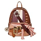 Loungefly Disney Captain Jack Sparrow Pirates of the Caribbean Cosplay Double Strap Shoulder Bag Purse