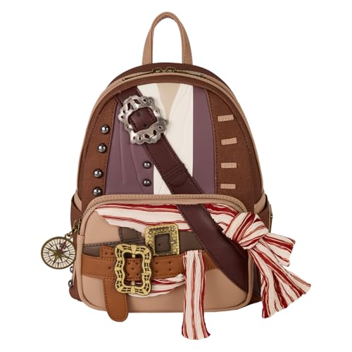 Loungefly Disney Captain Jack Sparrow Pirates of the Caribbean Cosplay Double Strap Shoulder Bag Purse