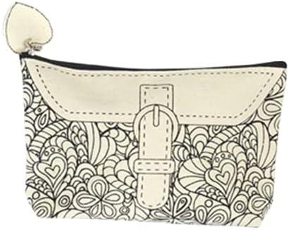 Cupcakes & Cartwheels Color This! Cosmetic Pouch with Fabric Markers Included image 2