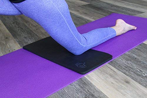 Feetlu Yoga Knee Pad - 24x12 Inch Folding Exercise Mat With 1/2 Inch Thick Padding