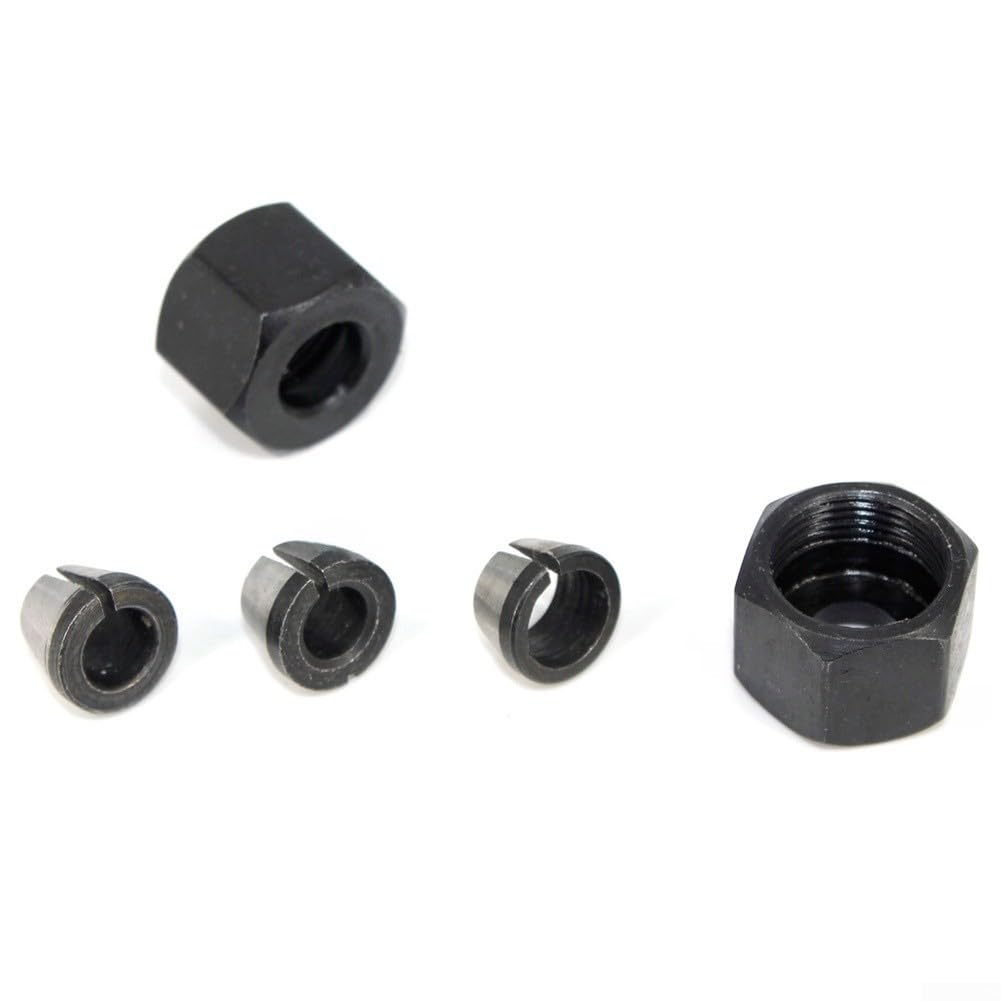 Adaptador Collet para acero Carbono para Fresadora 8 Piezas Adaptador(8 Contains 2)