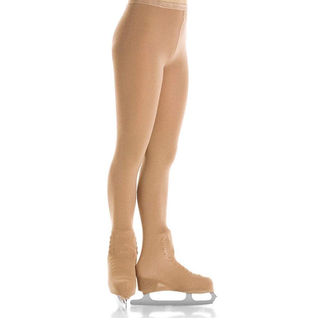 rockible Collants de Patinage avec Pieds (Filles) - Performance et Confort, Mince S