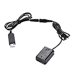 Andoer-np-fw50-Dummy-Battery-with-Dc-Power-Bank-5v-2a-USB-Adapter-Cable-for-Cameras-Ac-Pw20-for-Sony-Nex-3567-Series-A33-A37-A35-A55-A7-A7r-A7ii-A6000-A6300-Black