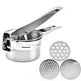 Stainless Steel Potato Masher and Ricer Kitchen Tool for Mashed Potatoes Fruit Masher and Baby Food