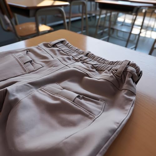 Syndra Boys’ Pull-On School Uniform Pants, Flat-Front Stretch Twill, Elastic Waist, Wrinkle & Stain Resistant4