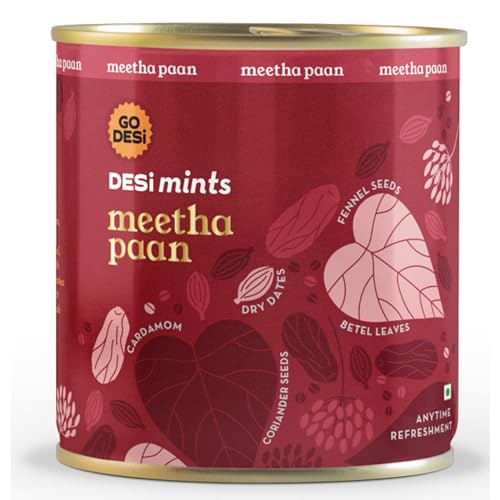 Image of Go Desi Meetha Paan Mouth fresheners, Desi Mints, Refreshing Mouthfreshener, Mukhwas (4 x 90g)