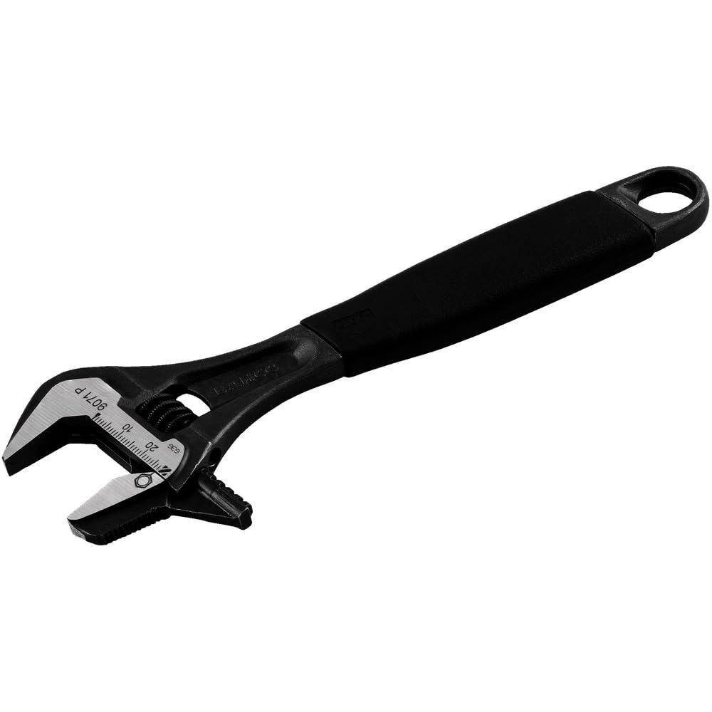 Bahco 9071P Black ERGO™ Adjustable Wrench Reversible Jaw 200mm (8in)