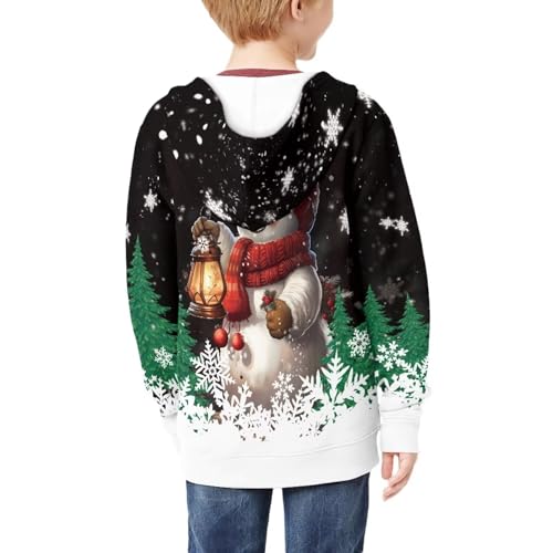 Mumeson Girls Zip Up Hoodies Long Sleeve Pullover Tops Sweatshirt with Pockets for Unisex Kids Fit Outdoor Sports Coat Hooded4