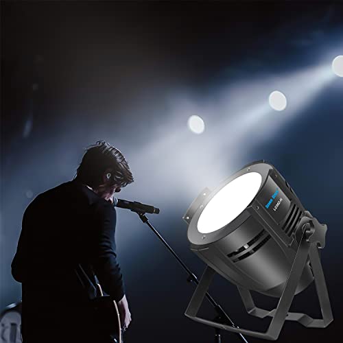 Seven Stars 200W Cob Lights, Led Par Light Warm White & Cool White Stage Wash Lights, Dmx Stage Lights For Church/Party/Stage Show/Club/Karaoke(4 Pack) #TOP5