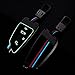 Elegananccy for BMW Key Fob Case Cover, Fit for BMW 1 3 4 5 6 7 Series X3 X4 M5 M6 GT3 GT5, Zinc Alloy and Silicon Remote Key Protector (Blade Type)