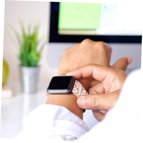 1pc Sequined Watch Wristband for Stylish Replacement Strap Comfortable and Easy to Install Luxurious Design for Occasions3