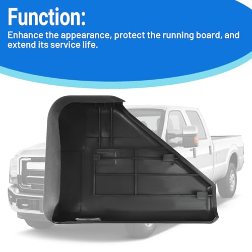 Running Board End Cap Rear Right Side Fits for 2015-2020 Ford F150 F250 Replace FL3Z16A455BA FL3Z 16A455 BA FL34 16N453-BB5YZ9 FL34 16N45 by Automkt - Image 4
