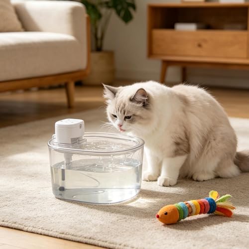 Fontaine pour chien et chat 3L distributeur d'eau rechargeable - 4