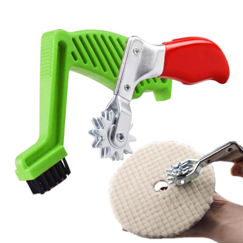 Herramienta de limpieza de almohadilla de pulido - Cepillo de acondicionamiento de almohadilla | Herramienta de limpieza para almohadillas de pulido de lana, herramienta profesional para tampones