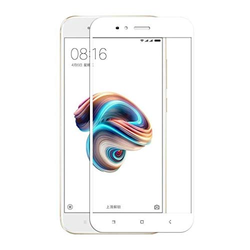 Tempered Glass Screen Protector for Xiaomi Mi A1, White