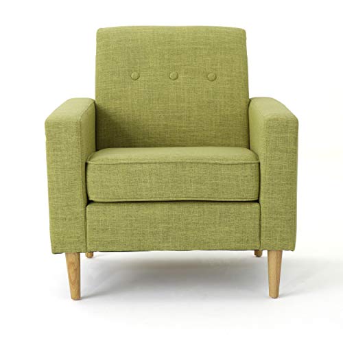 Christopher Knight Home Sawyer Mid-Century Modern Fabric Club Chair, Muted Green Christopher Knight Home Sawyer Mid-Century Modern Fabric Club Chair, Muted Green