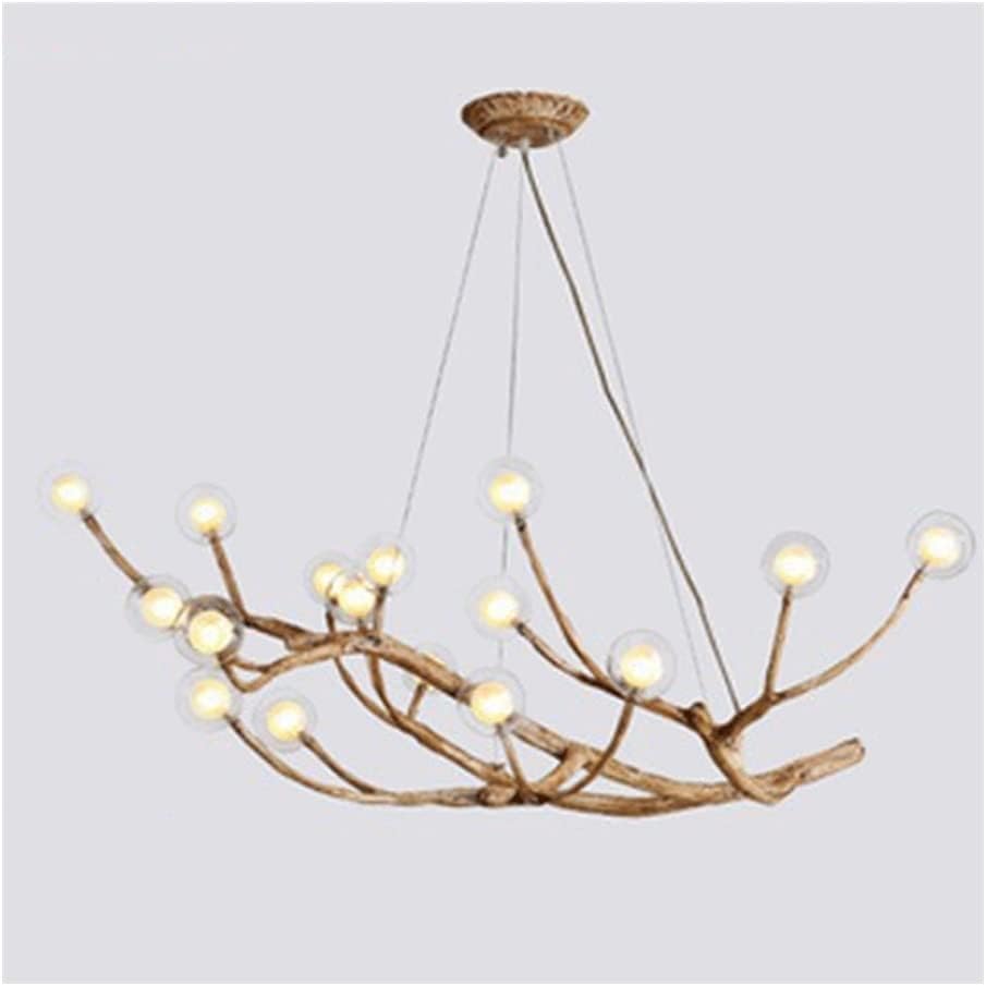 Chandelier bulle de verre suspendu style industriel et rustique pour plafond YSJNGF