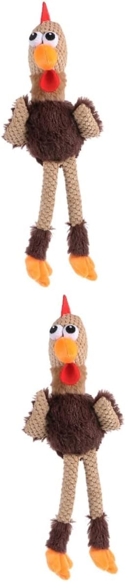 Jouet molaire pour chien chat poulet en peluche souple