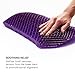 Purple Back Cushion | Pressure Reducing Grid Designed for Ultimate Comfort | Designed for Chairs, Gaming, and Travel | Made in The USA