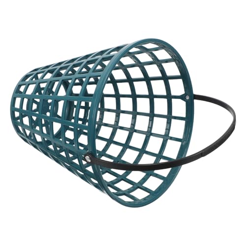 Panier de ramassage pour balles de golf léger bleu seau de rangement avec poignée transport