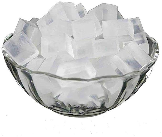 AARSHVED Glycerin Extra Soap Base Bar for Soap Making (1Kg) SLS & SLES Paraben Free Transparent Melt & Pour DIY Soap Base for Soap & Moisturizer Making