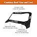 Hooke Road Madmax Front Bumper & Windshield Visor Cowl Cover for 2018-2025 Jeep Wrangler JL & Gladiator JT 2/4 Doors (Exclduing JT Mojave & Wrangler 4xe)
