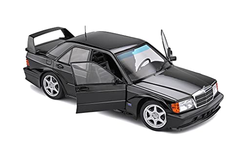 Miniatura 8 de Solido 421185000 1:18 Mb 190e Evo 2 Mercedes-Benz Diecast Model Car, Negro