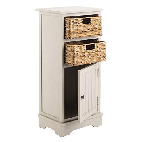 Safavieh American Homes Collection Connery Distressed Black Cabinet #TOP3